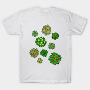 Citrus Trees in Gouache T-Shirt